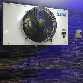 Cellar Cooler installed at lakeside bar